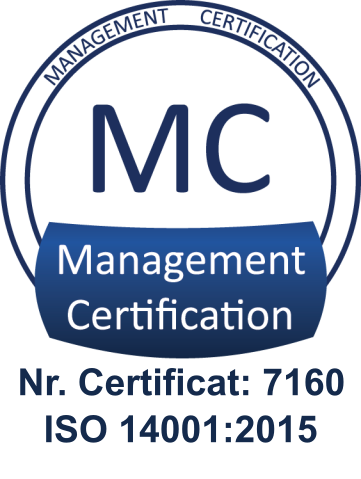 Certificare ISO 14001 – Sistem Management Mediu – aLL industriaL