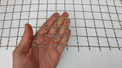 Sita inox Mesh 08 fir 2mm ochi 20mm latime 1m 1 Sita inox Mesh 0.8 fir 2mm ochi 20mm aLL industriaL