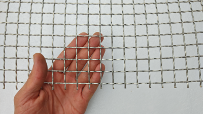 Sita inox Mesh 1.5 fir 2mm ochi 14.93mm latime 1000mm 1 Sita inox Mesh 1.5 fir 2mm ochi 14.93mm aLL industriaL