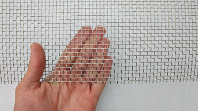 Sita inox Mesh 5 fir 1mm ochi 4.08mm latime 1000mm 1 Sita inox Mesh 5 fir 1mm ochi 4.08mm aLL industriaL