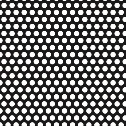 Tabla perforata inox 0.8-1000-2000mm R6 T9